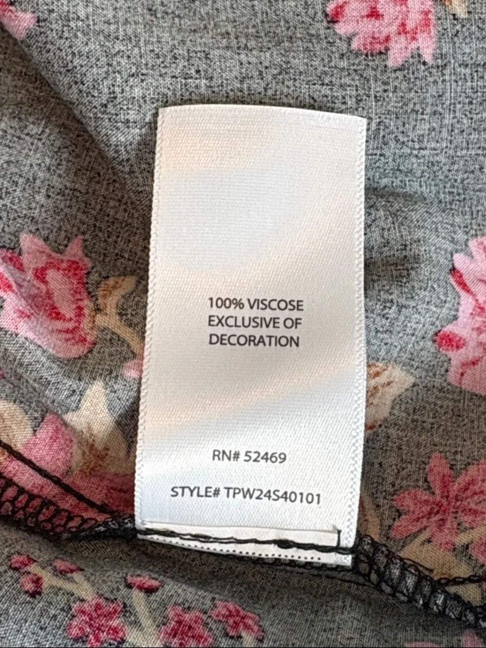 NWOT The Pioneer Woman Viscose Tiered V-Neck Dress - Picture 8 of 8